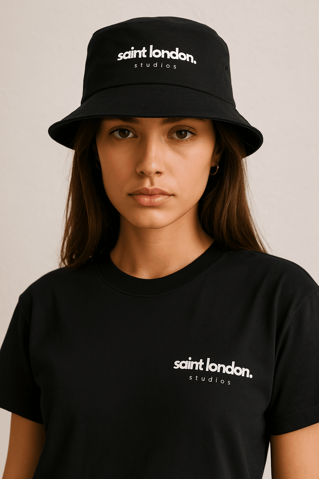Plain foldable sun hat x saint london studios - Saint London Studios