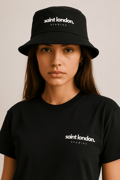 Plain foldable sun hat x saint london studios - Saint London Studios
