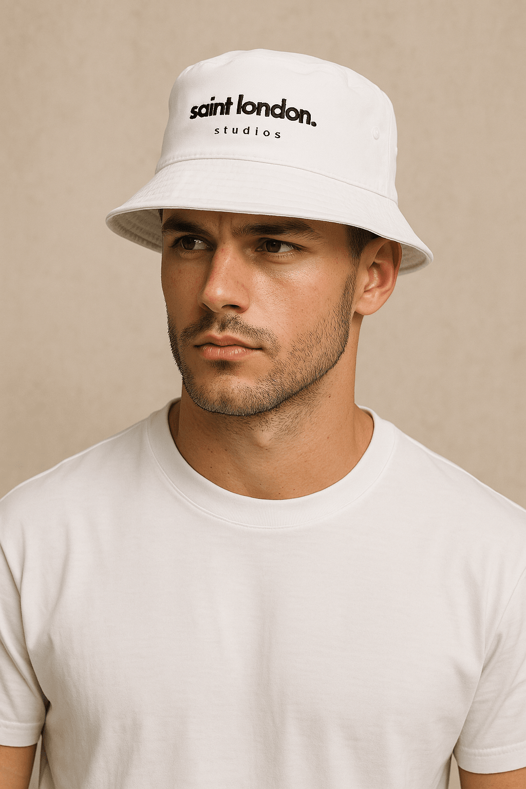 Plain foldable sun hat x saint london studios - Saint London Studios