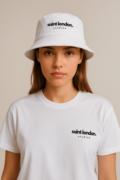 Plain foldable sun hat x saint london studios - Saint London Studios