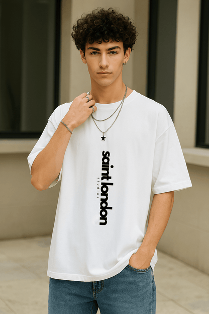 Casual Drop Shoulder T-Shirt - Versatile Fashion Top by Saint London Studios - Saint London Studios