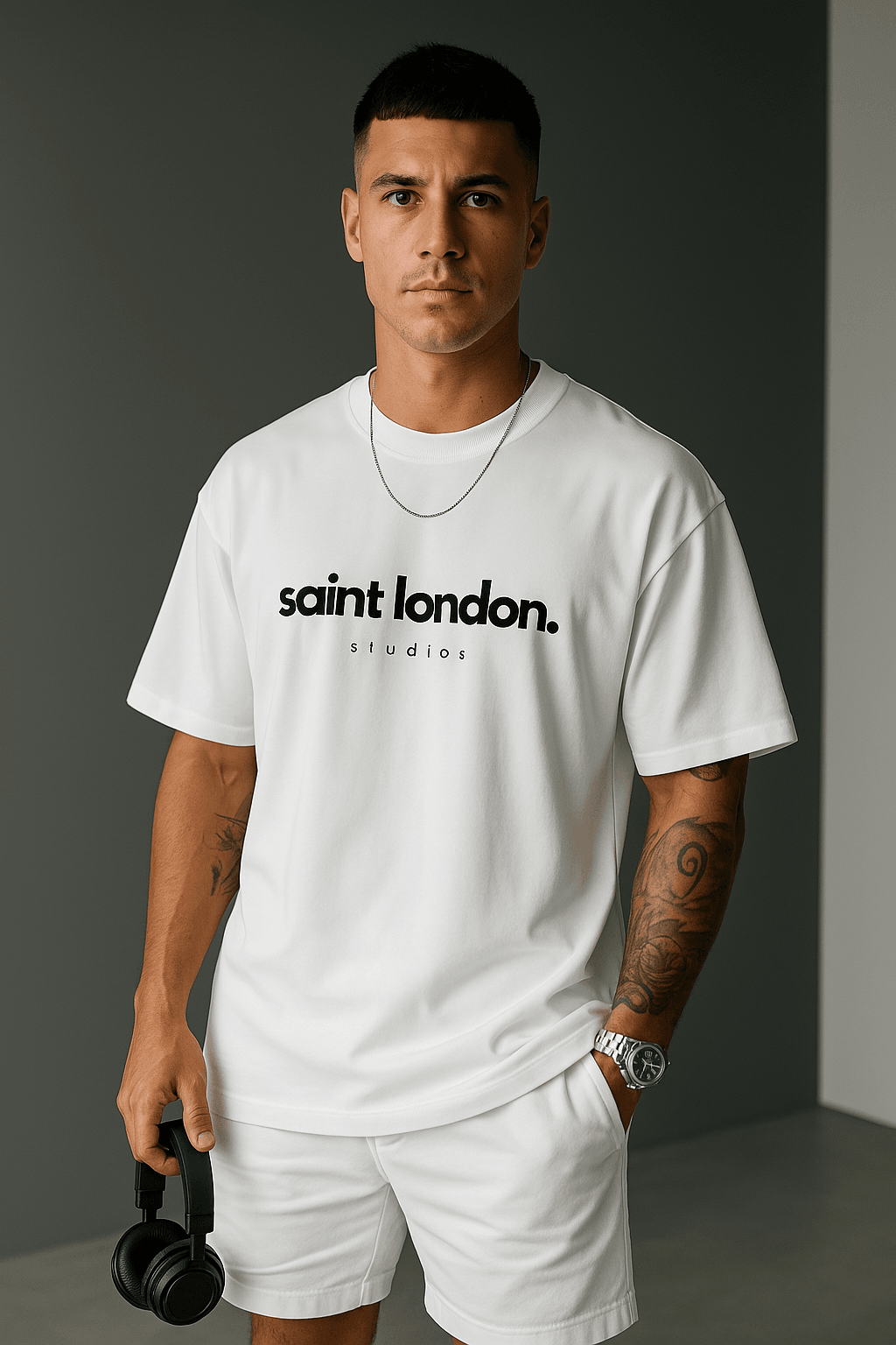 Easy Fit Summer Tee X Saint London studios - Saint London Studios
