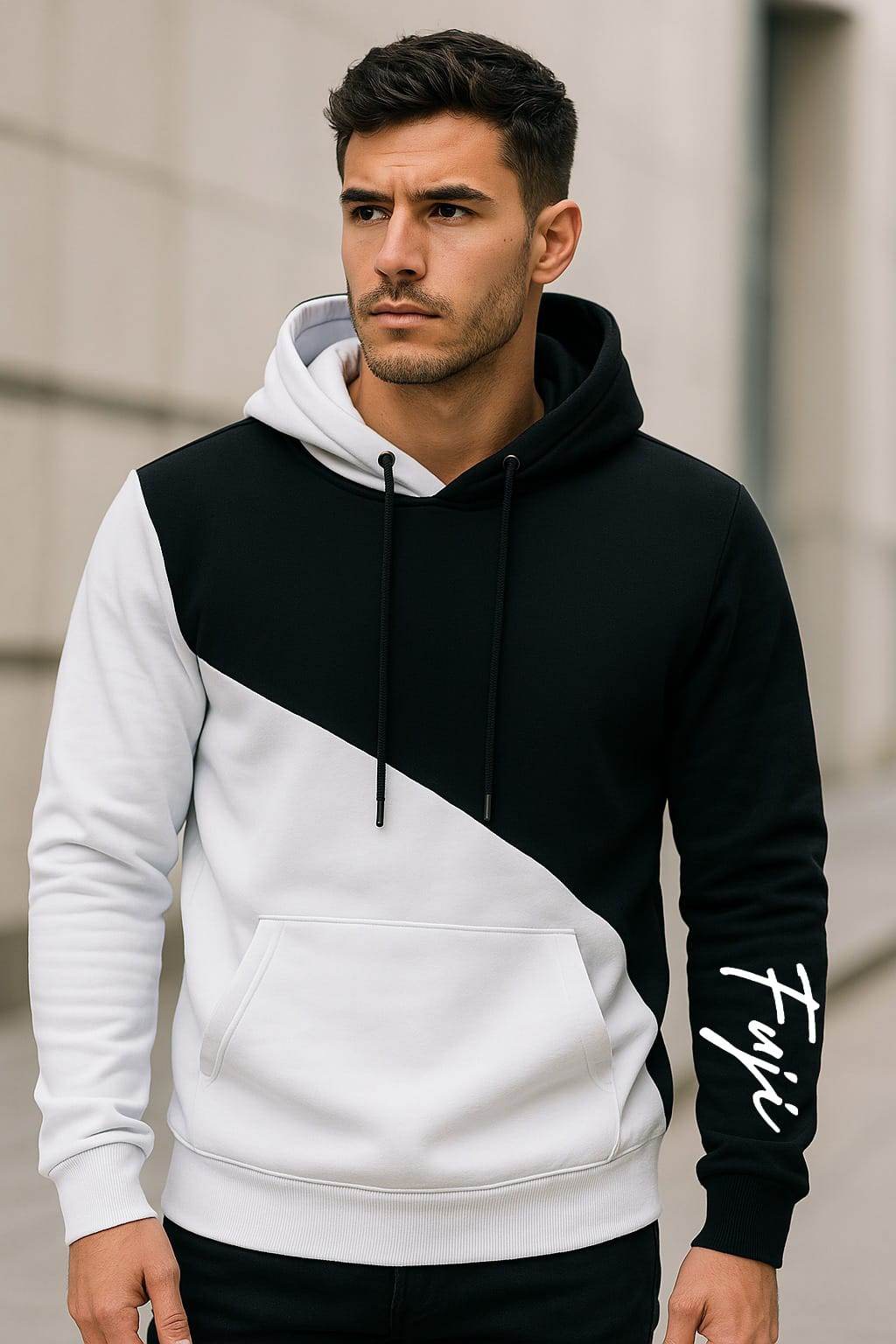 Hoodie Bicolor Fuji - Saint London Studios