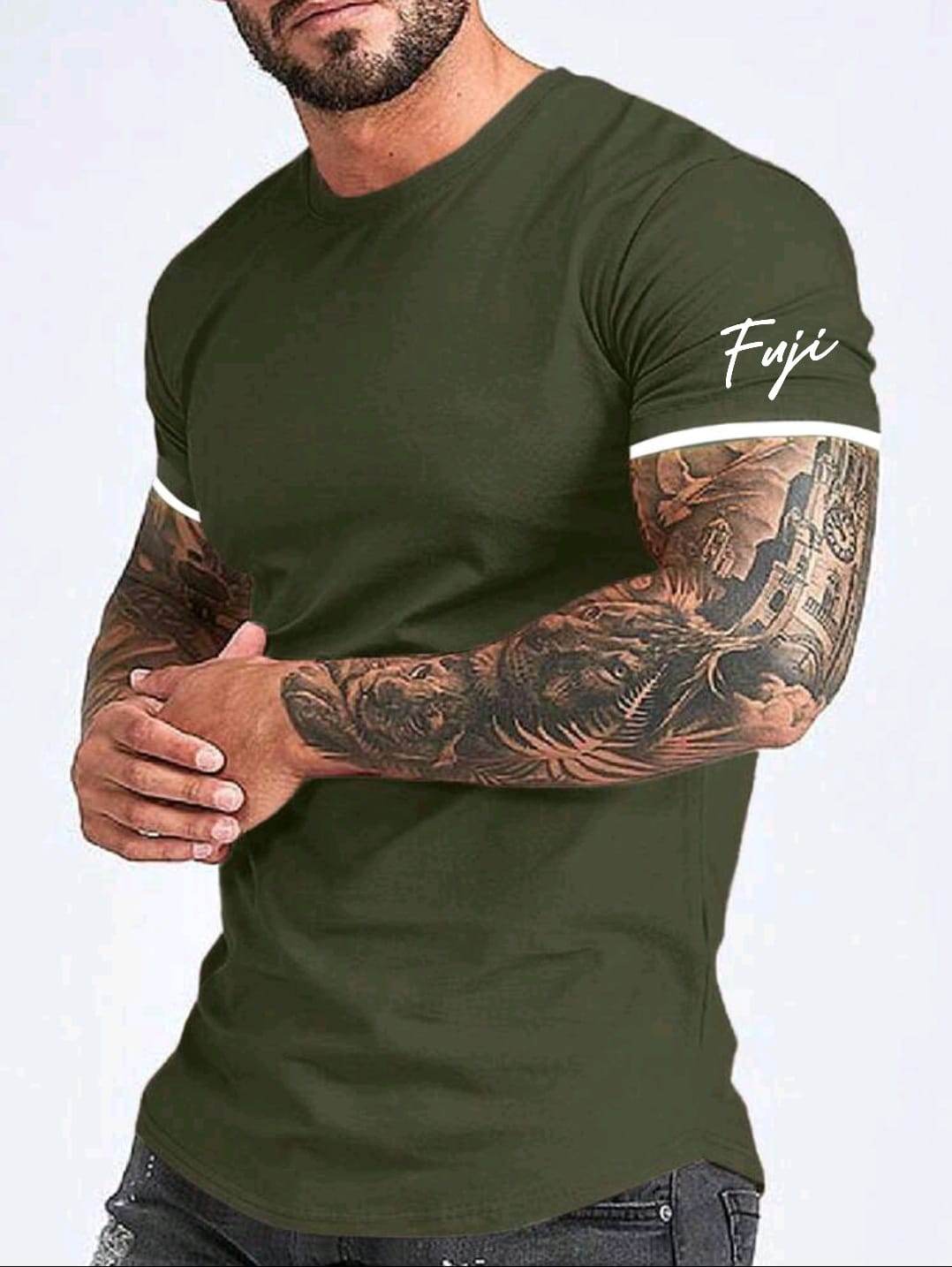 men casual t-shirt - fuji - Saint London Studios